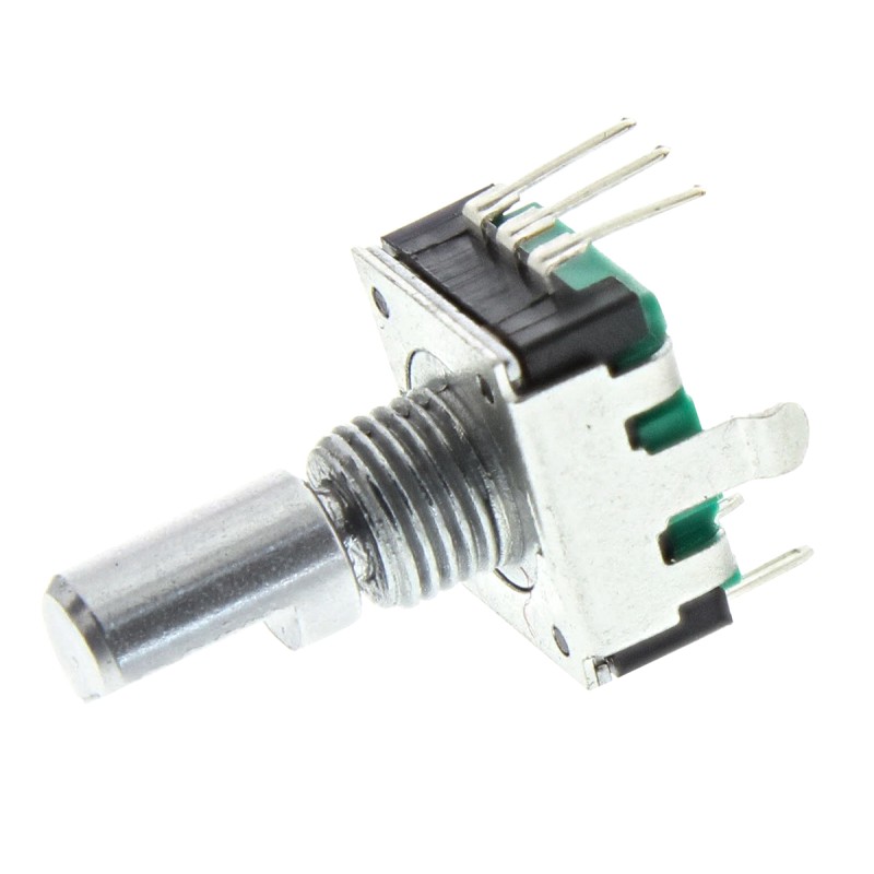 10 pcs - PEC11R-4115F-S0018 Bourns 18 Pulse Incremental Mechanical Rotary Encoder with a 6 mm Flat Shaft (Not Indexed), Through 
