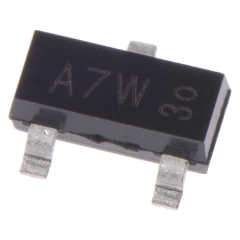 100 pcs - BAV99,215 Nexperia 100V 215mA, Dual High Speed Diode, 3-Pin SOT-23 BAV99,215