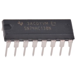10 pcs - SN74HC138N Texas Instruments SN74HC138N, Decoder, 16-Pin PDIP