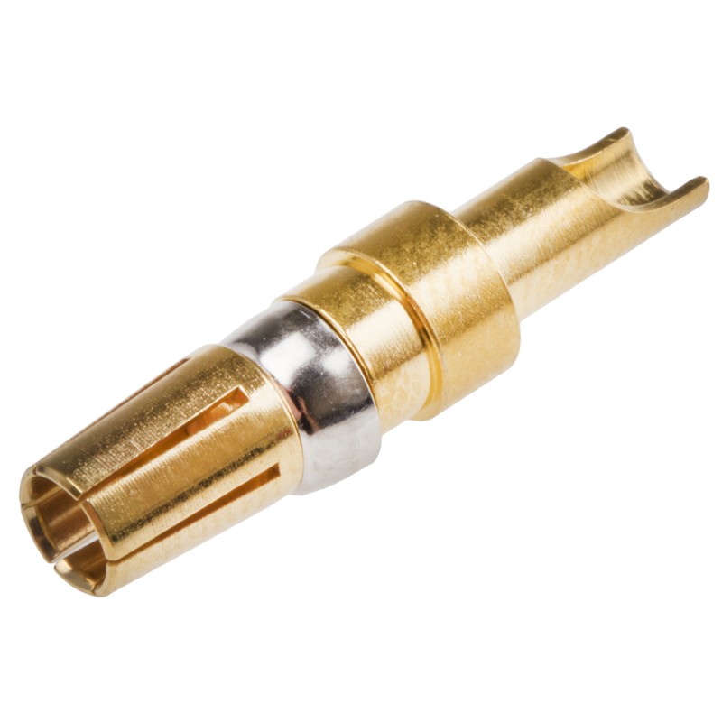 1 pcs - RS PRO , Straight , Female Gold , Copper Alloy , Backplane Connector Contact