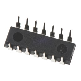 10 pcs - SN7407N Texas Instruments SN7407N Hex-Channel Buffer & Line Driver, Open Collector, 14-Pin PDIP