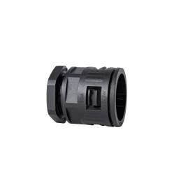 4 pcs - RS PRO Fixed Straight, Conduit Fitting, 29mm Nominal Size, M32x1.5, Polyamide, Black