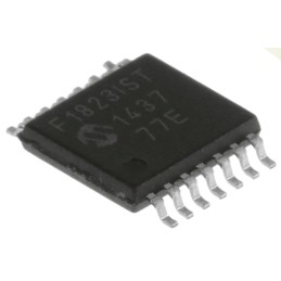 10 pcs - PIC16F1823-I/ST Microchip PIC16F1823-I/ST, 8bit PIC Microcontroller, PIC16F, 32MHz, 256 B, 2K x 14 words Flash, 14-Pin 