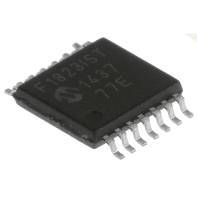 10 pcs - PIC16F1823-I/ST Microchip PIC16F1823-I/ST, 8bit PIC Microcontroller, PIC16F, 32MHz, 256 B, 2K x 14 words Flash, 14-Pin 