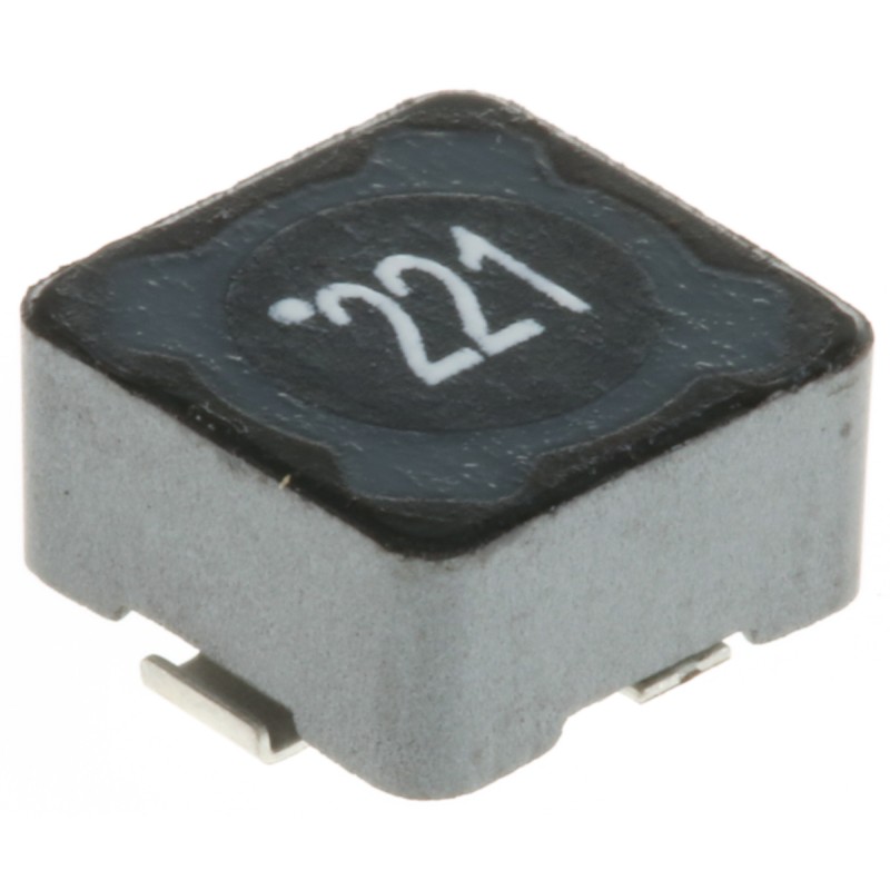 10 pcs - 744777222 Wurth, WE-PD Shielded Wire-wound SMD Inductor with a Ferrite Core, 220 μH ±20% Wire-Wound 440mA Idc