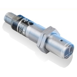 1 pcs - Baumer Diffuse Photoelectric Sensor, Barrel Sensor, 10 mm - 300 mm Detection Range