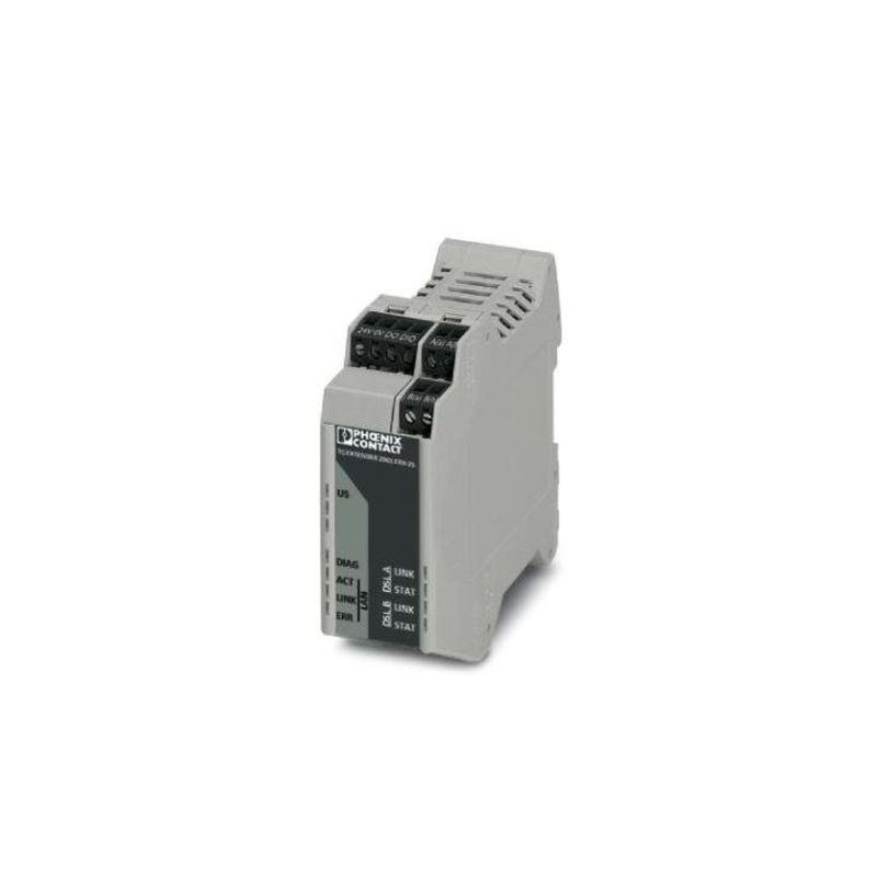 1 pcs - Phoenix Contact DIN Rail Mount Unmanaged Ethernet Switch, 1 RJ45 Ports, 10/100Mbit/s Transmission, 24V dc