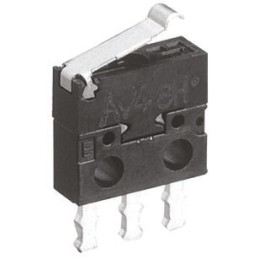10 pcs - AV404461 Panasonic Simulated Roller Lever Micro Switch, Solder Terminal, 100 mA @ 30 V dc, SP-CO