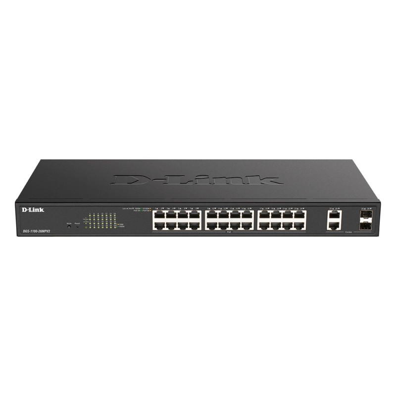 1 pcs - D-Link DGS-1100-26MPV2, Managed, Smart 26 Port Gigabit Switch With PoE UK