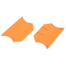 5 pcs - Weidmuller W Series End Cover for Use with DIN Rail Terminal Blocks