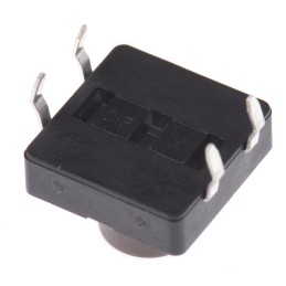 50 pcs - DTS25NV Brown Plunger Tactile Switch, SPST 50 mA @ 12 V dc 4.2mm