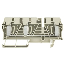 5 pcs - Weidmuller Z Series Beige Feed Through Terminal Block, Single-Level, Clamp Termination