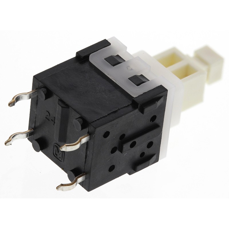 20 pcs - ESB32101N Lever Tactile Switch, DPST 3 A @ 12 V dc Through Hole