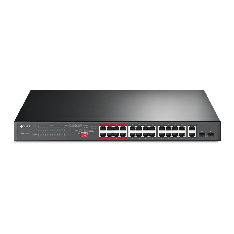 1 pcs - TP-Link Unmanaged 24 Port Ethernet Switch With PoE