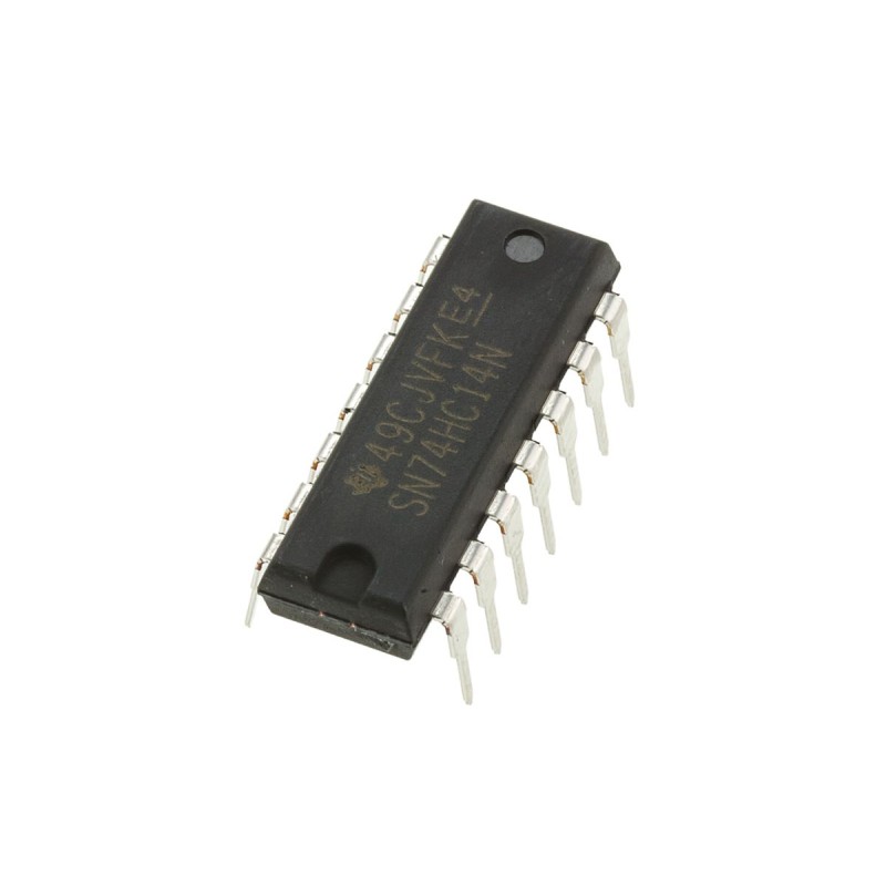 10 pcs - SN74HC14N Texas Instruments SN74HC14N Hex Schmitt Trigger Inverter, 14-Pin PDIP