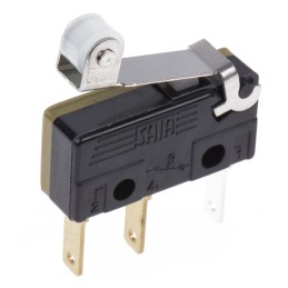10 pcs - XCG5-S1-Z1 Saia-Burgess Roller Lever Micro Switch, Tab Terminal, 5 A @ 250 V ac, CO, IP40
