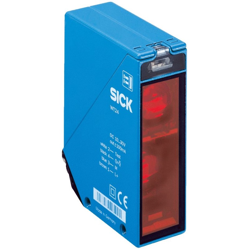 1 pcs - Sick Background Suppression Photoelectric Sensor, Compact Sensor, 100 - 2500 mm Detection Range