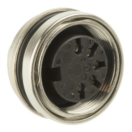 1 pcs - Amphenol, signalmate C091 5 Pole M16 Din Socket, 5.0A, 100 V IP67, Screw On, Panel Mount