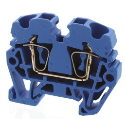 5 pcs - Weidmuller ZDUA Series Blue DIN Rail Terminal Block, 2.5mm², Single-Level