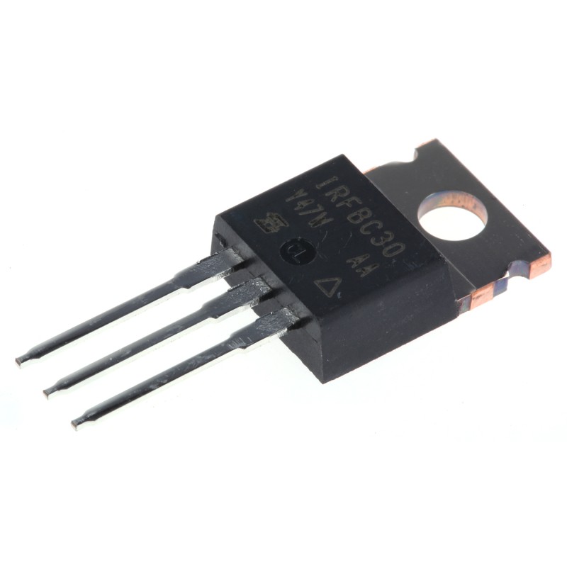10 pcs - IRFBC30PBF N-Channel MOSFET, 3.6 A, 600 V, 3-Pin TO-220AB Vishay IRFBC30PBF