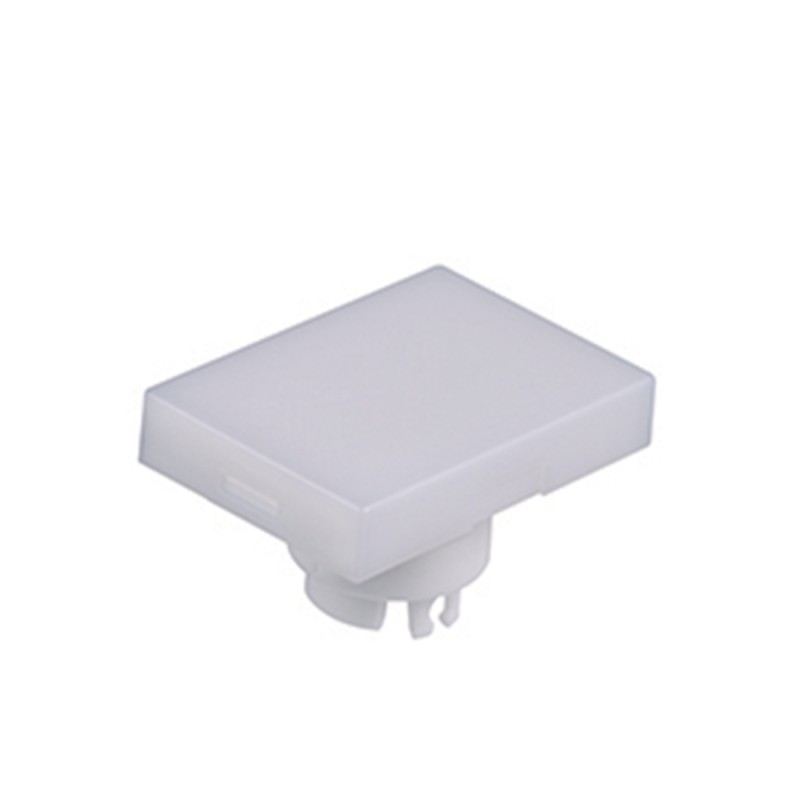 10 pcs - AT3003BB NKK Switches White Push Button Cap for Use with YB Series Pushbuttons, 21 x 15 x 12.2mm