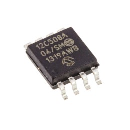 10 pcs - PIC12C508A-04/SM Microchip PIC12C508A-04/SM, 8bit PIC Microcontroller, PIC12C, 4MHz, 512 EPROM, 8-Pin SOIC