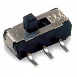 50 pcs - JS202011SCQN C & K Surface Mount Slide Switch DPDT Latching 300 mA Slide