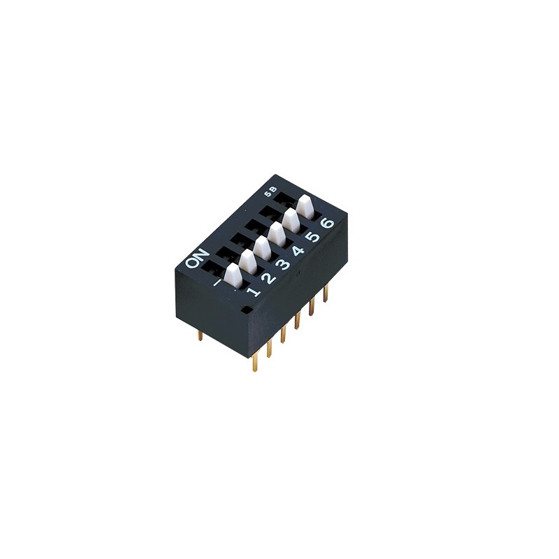 20 pcs - CES-0602MC NIDEC COPAL ELECTRONICS GMBH Through Hole Slide Switch SPST 100 mA Slide