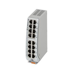 1 pcs - Phoenix Contact FL SWITCH 1116N Series DIN Rail Mount Ethernet Switch, 16 RJ45 Ports, 10 / 100 / 1000Mbit/s