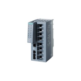 1 pcs - Siemens DIN Rail, Wall Ethernet Switch, 8 RJ45 Ports, 10/100Mbit/s Transmission, 24V dc