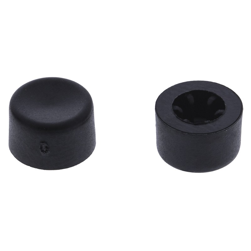 50 pcs - U572 APEM Black Push Button Cap for Use with Apem 9600 Series (Sub-Miniature Panel Mount Switch)