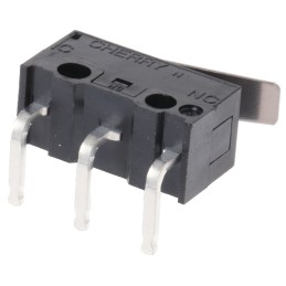 10 pcs - DG13-B2LA ZF Hinge Lever Micro Switch, Right Angle PCB Terminal, 3 A @ 125 V ac, SPDT