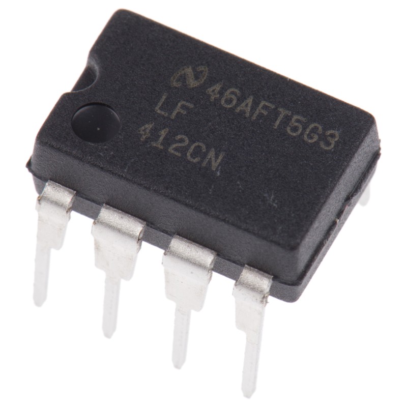 10 pcs - LF412CN/NOPB LF412CN/NOPB Texas Instruments, Op Amp, 4MHz, 8-Pin MDIP