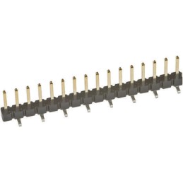 5 pcs - Amphenol Communications Solutions BergStik Series Straight Surface Mount Pin Header, 12 Contact(s), 2.54mm Pitch, 1