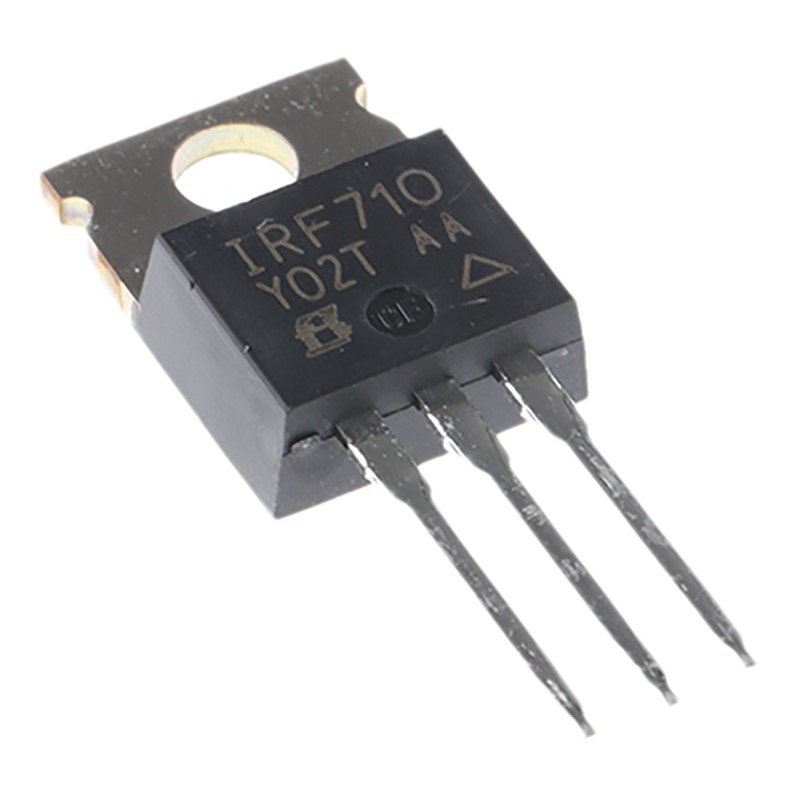 10 pcs - IRF710PBF N-Channel MOSFET, 2 A, 400 V, 3-Pin TO-220AB Vishay IRF710PBF