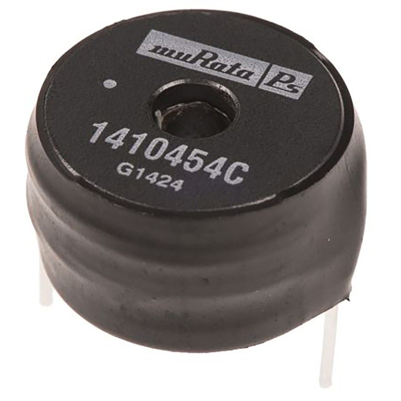 10 pcs - 1410454C Murata 100 μH ±10% Leaded Inductor, Max SRF:4.6MHz, Q:24, 5.4A Idc, 46mΩ Rdc, 1400