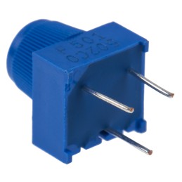 10 pcs - 3386F-1-501TLF 500Ω, Through Hole Trimmer Potentiometer 0.5W Top Adjust Bourns, 3386