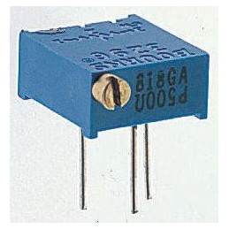 10 pcs - 3296P-1-101LF 100Ω, Through Hole Trimmer Potentiometer 0.5W Side Adjust Bourns, 3296