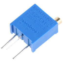 10 pcs - 3296Y-1-500LF 50Ω, Through Hole Trimmer Potentiometer 0.5W Top Adjust Bourns, 3296