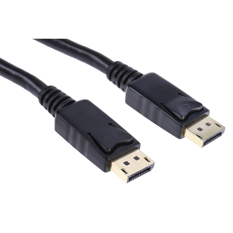 1 pcs - RS PRO Male DisplayPort to Male DisplayPort, PVC Cable, 4K @ 60Hz