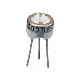10 pcs - 3329H-1-203LF 20kΩ, Through Hole Trimmer Potentiometer 0.5W Top Adjust Bourns, 3329