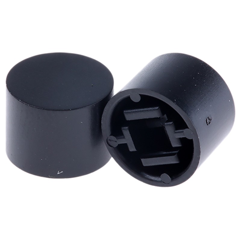 50 pcs - B32-1610 Omron Black Tactile Switch Cap for Series B3F-4000, Series B3F-5000, Series B3W-4000, B32-1610