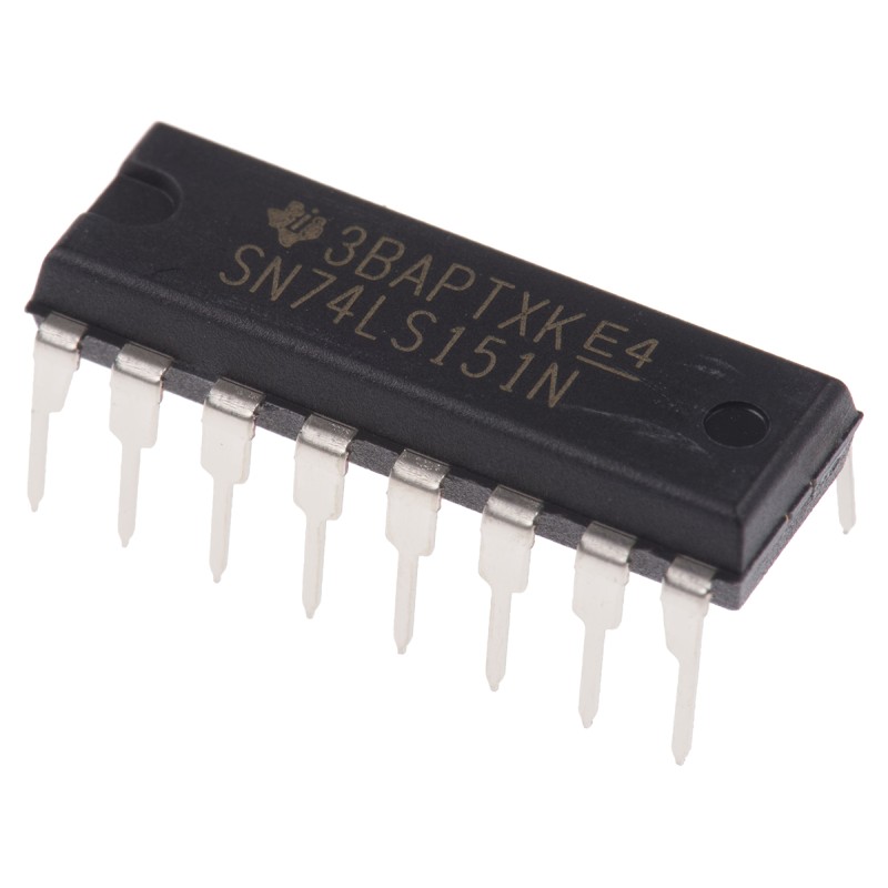 10 pcs - SN74LS151N Texas Instruments SN74LS151N Multiplexer Single 8:1, 16-Pin PDIP