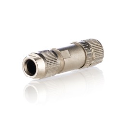 1 pcs - Phoenix Contact Circular Connector, 4 Contacts, Cable Mount, M12 Connector, Socket, Female, IP65, IP67, SACC Series
