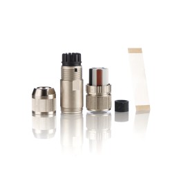 1 pcs - Phoenix Contact Circular Connector, 4 Contacts, Cable Mount, M12 Connector, Socket, Female, IP65, IP67, SACC Series