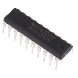 10 pcs - SN74LS541N Texas Instruments SN74LS541N Octal-Channel Buffer & Line Driver, 3-State, 20-Pin PDIP