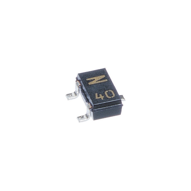 150 pcs - MMBZ6V2ALT1G onsemi MMBZ6V2ALT1G, Dual-Element Uni-Directional TVS Diode, 24W, 3-Pin SOT-23