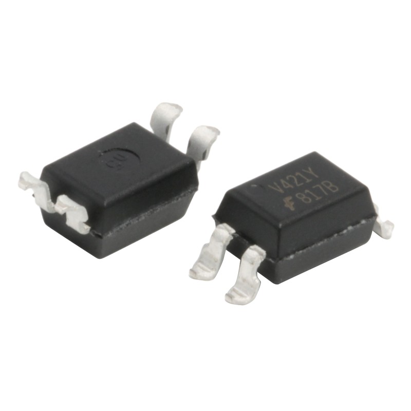 100 pcs - FOD817B3SD onsemi, FOD817B3S DC Input Phototransistor Output Optocoupler, Surface Mount, 4-Pin DIP