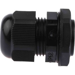10 pcs - RS PRO Black Nylon Cable Gland, PG16 Thread, 10mm Min, 14mm Max, IP68