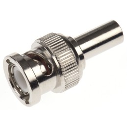 1 pcs - Amphenol, Plug Cable Mount BNC Connector, 50Ω, Crimp Termination, Straight Body
